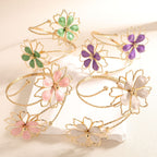 Damenarmband mit künstlerischem Blumenmuster Tracht Nova