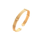 Damen Offenes Armband mit elegantem Strukturdesign Tracht Nova