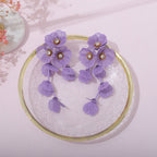 Damenohrringe im eleganten Blumen-Design Tracht Nova