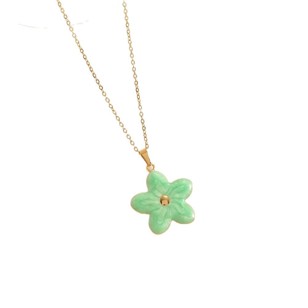 Damenkette mit aufwendig gestaltetem Blumenanhänger Tracht Nova