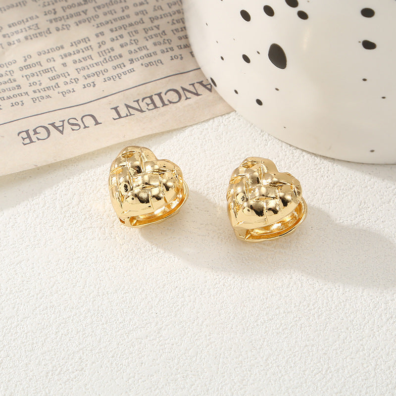 Damen Ohrclips im eleganten Muscheldesign Tracht Nova