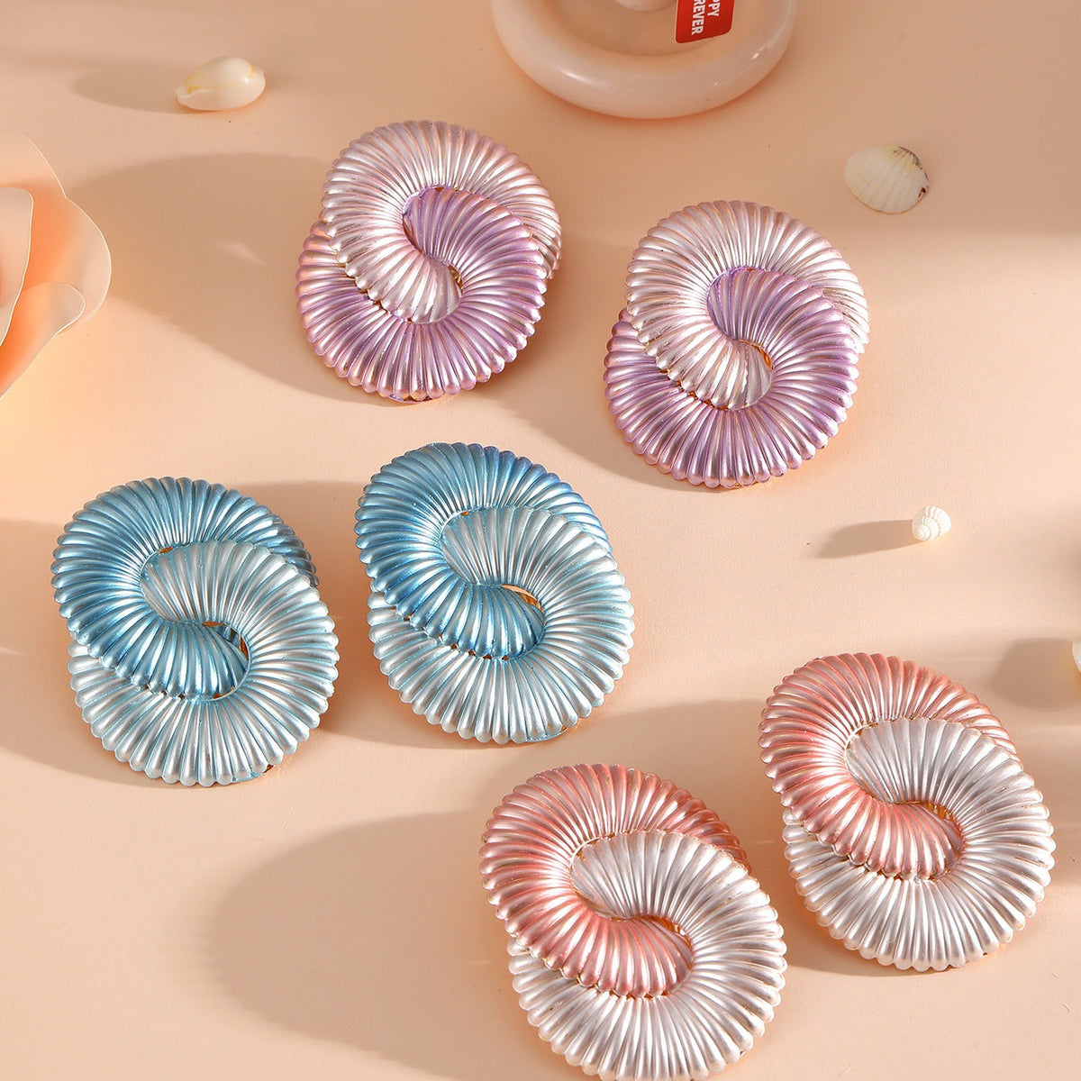 Frauenhaarklammern im modernen Muscheldesign Tracht Nova