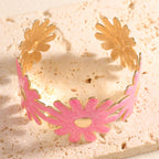 Damenarmband mit floralem Blumenmuster Tracht Nova