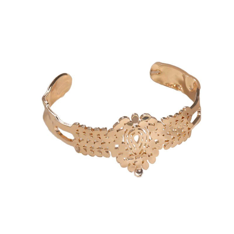 Damen Offene Bangles im Modernen Bambus Design Tracht Nova