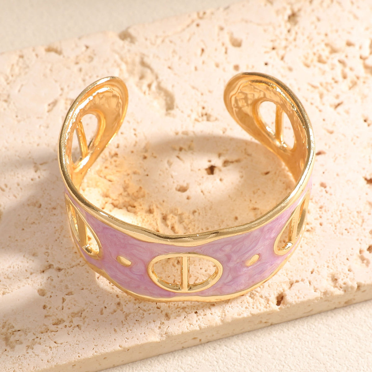 Damen offene Manschettenarmband mit künstlerischem Schlangendesign Tracht Nova