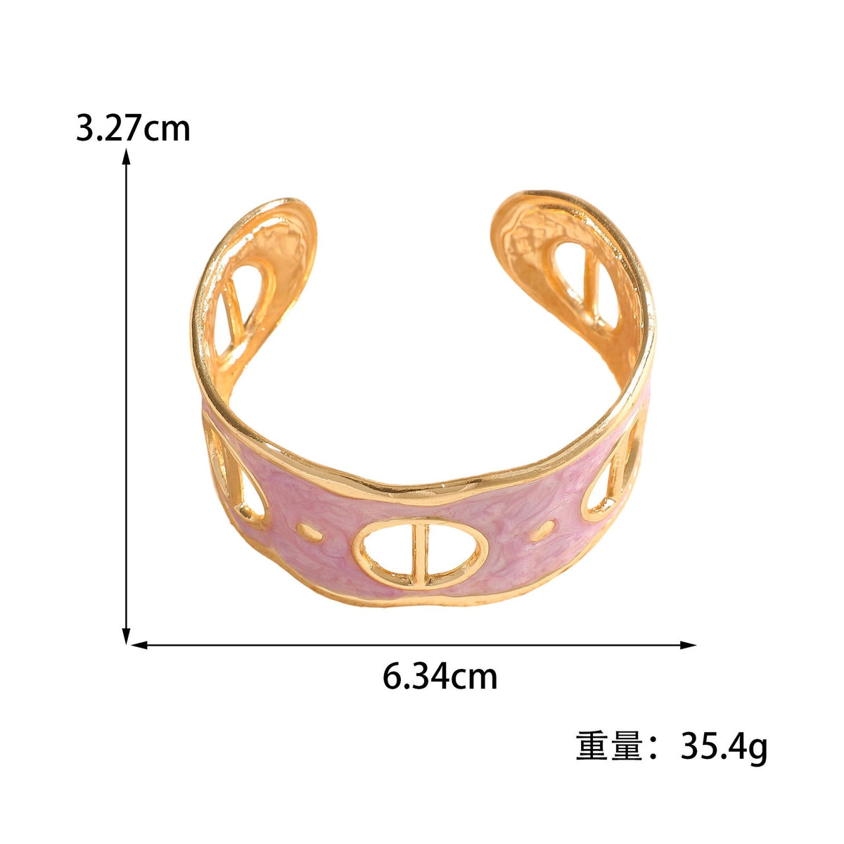 Damen offene Manschettenarmband mit künstlerischem Schlangendesign Tracht Nova