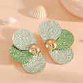 Damen Ohrclips im aufwendigen Blumenmuster Tracht Nova