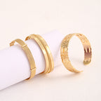 Damen Offenes Armband mit elegantem Strukturdesign Tracht Nova