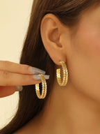 Frauen künstlerisch gestaltete Ohrringe Tracht Nova